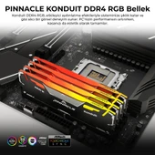 Timetec Pinnacle PKMD4U32C16CHB32G 32GB DDR4 3200Mhz 2Rx8 CL16 RGB Masaüstü Ram - 2