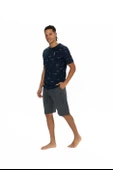 U.S. Polo Assn. 18879 Erkek Şort Pijama Takım - 3