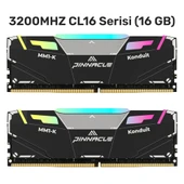 Timetec Pinnacle PKMD4U32C16CHB16G 16GB DDR4 3200Mhz 2Rx8 CL16 RGB Masaüstü Ram - 2