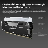 Timetec Pinnacle PKMD4U32C16CHB16G 16GB DDR4 3200Mhz 2Rx8 CL16 RGB Masaüstü Ram - 4