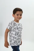 Toontoy Erkek Çocuk Komple Dinazor Baskılı Tişört - 2