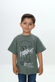 Toontoy Erkek Çocuk Ayıcık Baskılı Tişört - 1