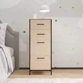 Çocuk 4 Çekmeceli Komodin Sehpa Çam 1616 - 2