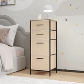 Çocuk 4 Çekmeceli Komodin Sehpa Çam 1616 - 1