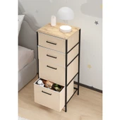 Çocuk 4 Çekmeceli Komodin Sehpa Çam 1616 - 3