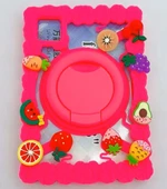 Lenovo Tab M10/P11/M11/K11/PRO/PLUS 9-10-11inç Tabletlere Uyumlu Mevye Desenli Çocuk Kılıfı - 3