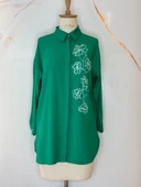 ÇİÇEK DESENLİ GÖMLEK - 1