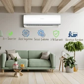 Bosch Climate 2000 CL2000U W 35 E 12000 BTU Duvar Tipi Split Klima thumbnail 2