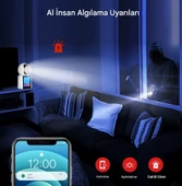 1080P Bebek İzleme Monitörü Kapalı Gözetim Video Çağrı Ev Güvenlik Kamerası Wifi PTZ IPS ekran - 6