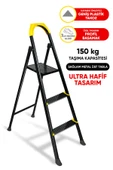 Ertekpa Leo 2+1 Basamaklı Metal Merdiven - 3