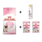 Royal Canin Mother BabyCat  Yavru Kuru Kedi Maması 2 Kg + 2 Adet RC Yaş Mama 85 gr + 20 gr GimCat Malt - 1