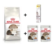 Royal Canin Ageing 12+ Yaşlı Kuru Kedi Maması 2 kg + 2 Adet RC Yaş Mama 85 gr + 20 gr GimCat Malt - 1