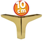 Mobilya Kanepe Sehpa TV Ünitesi Koltuk Ayağı 10 cm Altın Gold Baza Ayak 4 Adet thumbnail 1