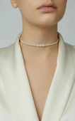 Choker Kadın İnci Boncuklu Kolye Sade ve ŞıkTasarım - 1