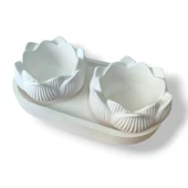 Lotus İkili Mumluk Seti thumbnail 2