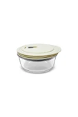 Cream Vakumlu Kapaklı Cam Saklama Kabı 0.6 Lt - 4