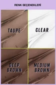 Maybelline New York Super Lock Brow Glue Kaş Sabitleyici Maskara - Medium Brown - 3