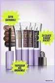 Maybelline New York Super Lock Brow Glue Kaş Sabitleyici Maskara - Koyu Kahverengi - 4