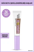Maybelline New York Super Lock Brow Glue Kaş Sabitleyici Maskara - Medium Brown - 2
