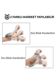 Bilek Güçlendirme Aleti Ayarlanabilir Siyah El Yayı Ön Arka Kol Güçlendirici Kas Geliştirici Fitness - 3