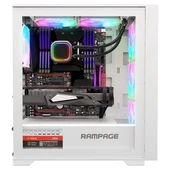 RAMPAGE 750W 80+ BRONZE VOYAGER 4-RGB FANLI GAMING MID-TOWER PC KASASI BEYAZ - 4