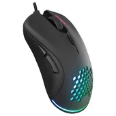 BIOGAME BM-GX20 RIPOSTE Usb RGB Işıklı Makrolu 6400dpi Örgü Kablolu Gaming Oyuncu Mouse thumbnail 1
