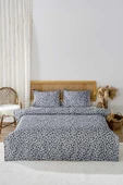 Leopar Siyah Çift Kişilik Baskılı Pike 200 x 220 cm - 2