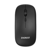 EVEREST SM-BT12 Siyah 2.4 ghz + Bluetooth Kablosuz Mouse - 2