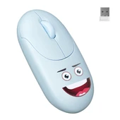 Everest SM-26 FASHION 2.4Ghz Mavi Kabartmalı Kablosuz Mouse - 1