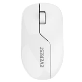EVEREST SMW-973 USB Kablosuz 2.4Ghz Beyaz/Mavi Mouse thumbnail 3