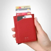 Retro 2660 Hakiki Deri Mekanizmalı Unisex Cüzdan - 6