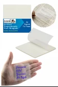 Yapışkanlı Şeffaf Not Kağıdı 50 Yaprak 1 Paket Kare Transparan Postit 75x75mm Yarı Saydam İşaretleyici Aydınger Not - 1