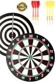 Premium 44 cm Dart Tahtası Seti Metal Uçlu 6 Ok Parti Eğlence Cafe Hediye Hobi Oyun Aktivite Her Yaş - 4