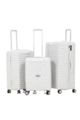 Keo-Plus Kemik 3 lü Set Silikon Kırılmaz PP Valiz - 2