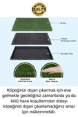 Özel Üretim 3 Katlı Evcil Hayvan Tuvalet Eğitim Halısı Yavru Köpek Yapay Çim Pet Park Temizlenebilir - 2