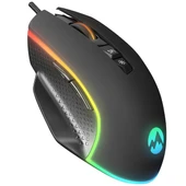 Everest RAGE-X2 Usb Siyah 800/1600/3200/4800/6400 dpi Gaming Oyuncu Mouse thumbnail 1