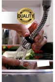 Premium 2 Modlu Hortumlu 360° Dönebilen Perlatör Başlık Mutfak Lavabo Tasarruflu Musluk Ucu Tasarım - 5
