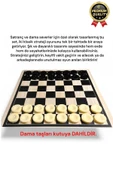Özel Tasarım Stratejik Öğretici Zeka Geliştirici Çocuk Aile Boyu Etkinlik Eğlence Satranç Dama Seti - 3
