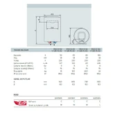 Ariston Pro1 R 50 Litre 1,8K Pl Eu Silindirik Termosifon (Montaj Hariç) thumbnail 5