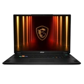 MSI 18" UHD STEALTH 18 Hx AI A2XWIG-021TR ULTRA 9 275HX-64GB DDR5 RAM-16GB RTX5080-2TB NVME-W11 PRO 120HZ thumbnail 1
