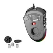 BIOGAME BM-G7 Usb Siyah RGB Gaming Oyuncu Mouse thumbnail 5