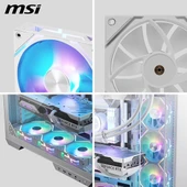MSI MPG EZ120 ARGB-W KASA FANI+KONTROL ÜNİTESİ BEYAZ 3-lü paket - 5