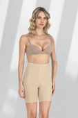 Fabony Bayan Lazer Kesim Silikon Bantlı Şort Korse 2060B thumbnail 1