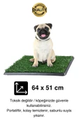Özel Üretim 3 Katlı Evcil Hayvan Tuvalet Eğitim Halısı Yavru Köpek Yapay Çim Pet Park Temizlenebilir - 5