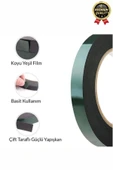 Premium Ultra Güçlü İz Bırakmaz Elastik Yapılı Çift Taraflı Akrilik Köpük Bant 36mm - 10m - 10 Adet - 4