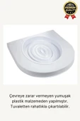Kolay Kullanım Hijyenik Pratik Kum Kabı Yavru Yetişkin Kedi Wc Tuvalet Alıştırma Klozet Eğitim Seti - 3