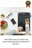 Kolay Kullanım Dayanıklı Lcd Ekranlı Kalemli Dijital Akıllı Çocuk Yazı Boyama Çizim Tableti 8,5 Inç - 7