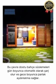 Ayarlanabilir 3 Modlu Solar Güneş Enerjili 122 Ledli Dış Mekan için Hareket Sensörlü Bahçe Lambası - 5