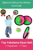 Premium Eğlenceli Bahçe Yumuşak Cırtlı At Tut Yakala Cash Ball 2 Yapışkanlı 1 Toplu Oyun Seti 20 Cm - 1