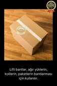 Kolay Kullanım Çok Güçlü Kopmaz Yüksek Mukavemetli İz Bırakmayan Ağ İp Takviyeli Koli Bandı - 3 Adet - 7